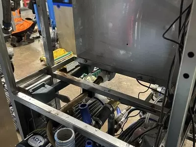 Leaking Water Tank on Nilfisk Delta Booster Multi-Pump System